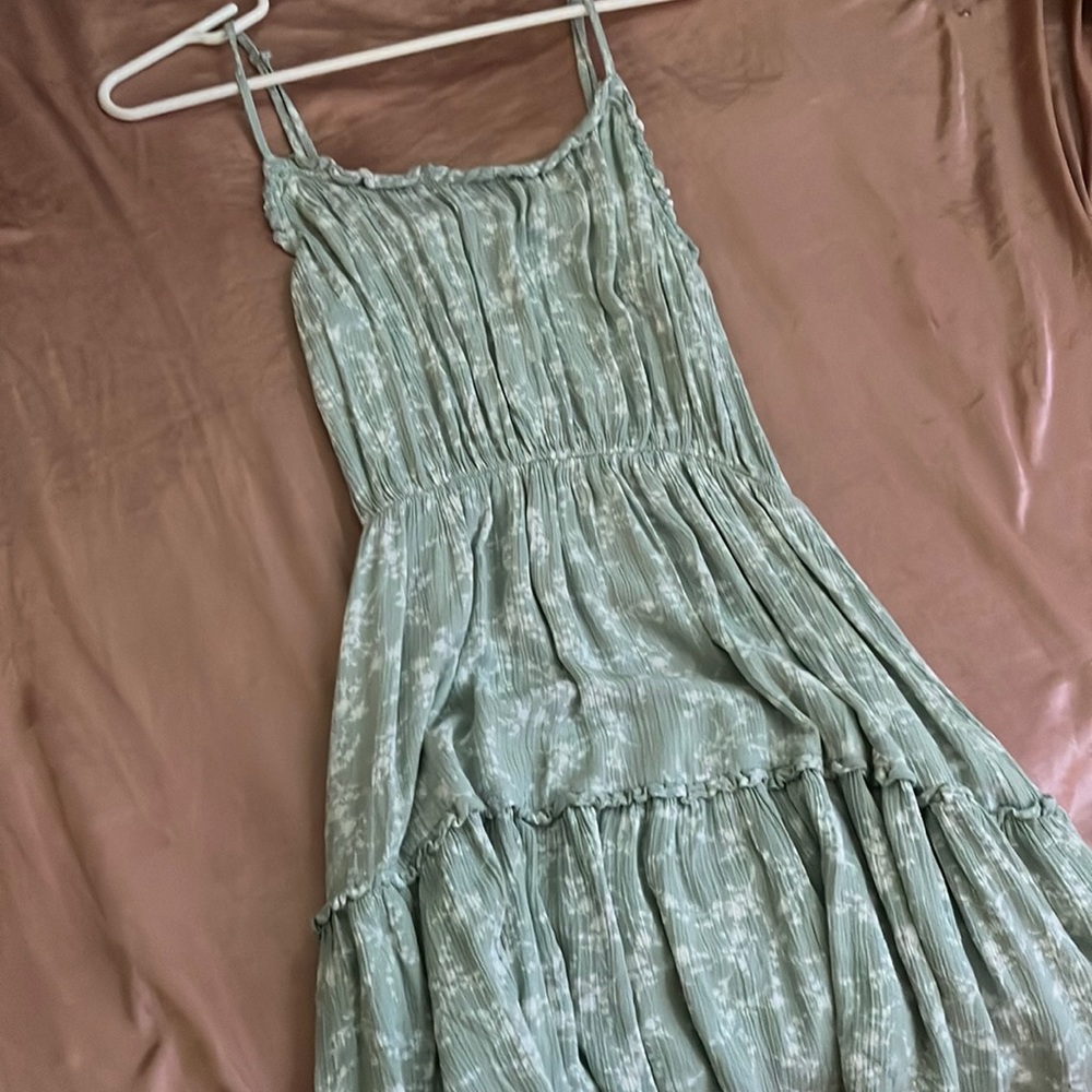 Green summer dress